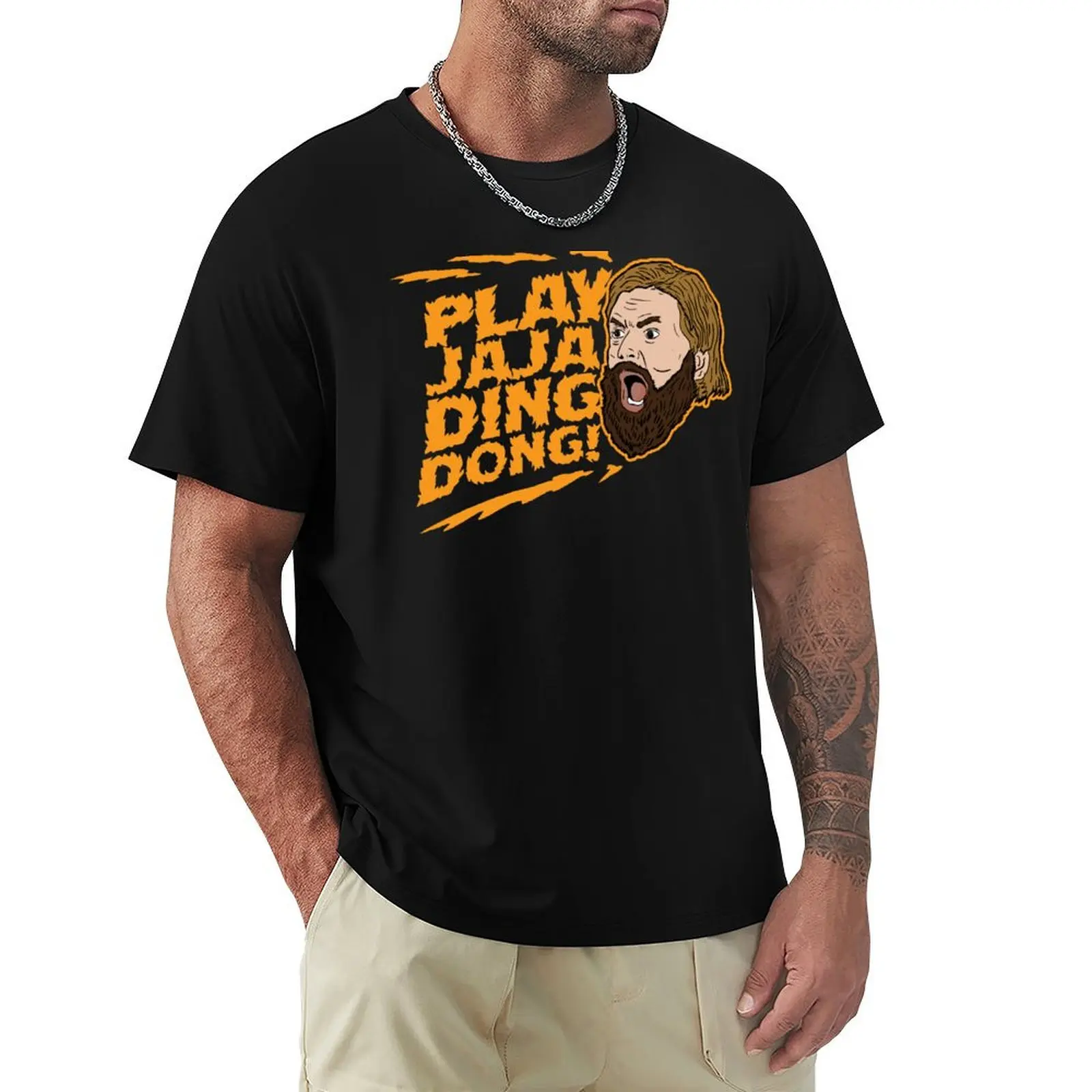 Play Jaja Ding Dong! T-Shirt Casual Holiday Short Sleeve Tee
