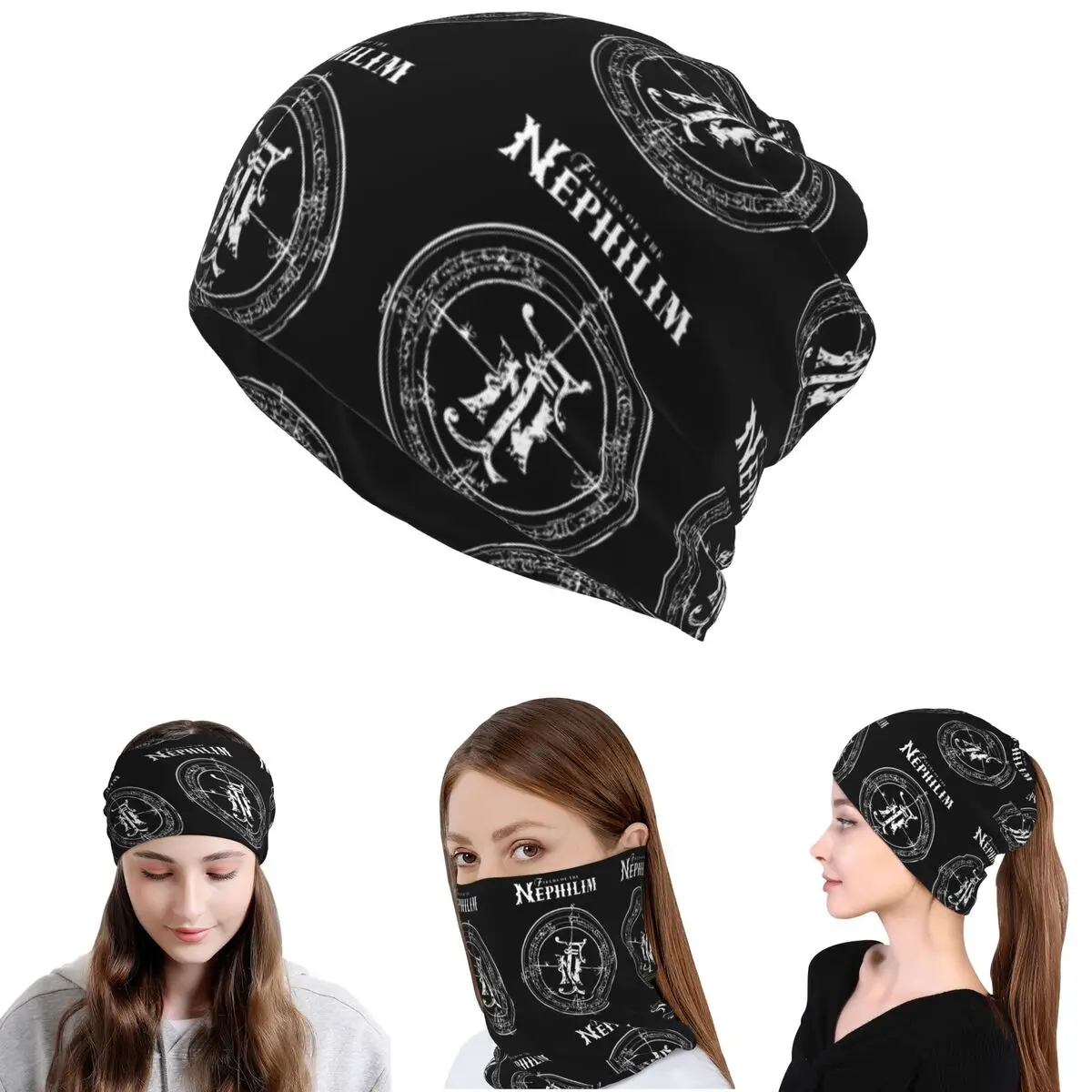 

Бандана-шарф Fields Of The Nephilim, многофункциональная маска для лица, шапка-бини для мужчин и женщин, для взрослых, на все сезоны