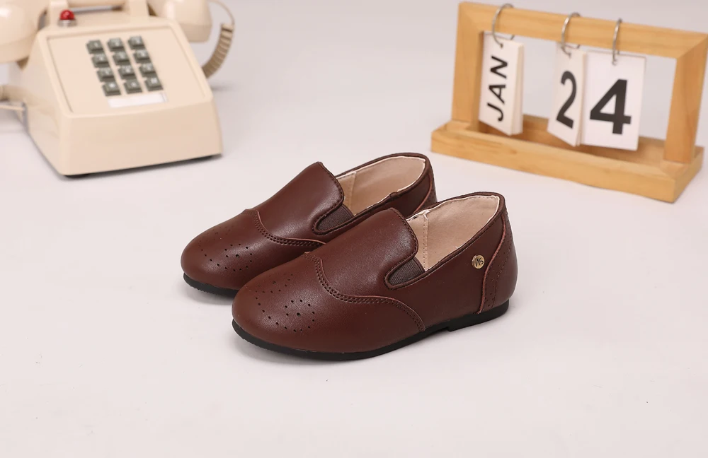AS Kinderschuhe Marken-Kinderschuhe Baby Mädchen Lederschuhe Kleinkind Prinzessin Ballerinas Jungen Brogue Oxford Weiche Plateau Mary Jane Schuhe – Detail 26