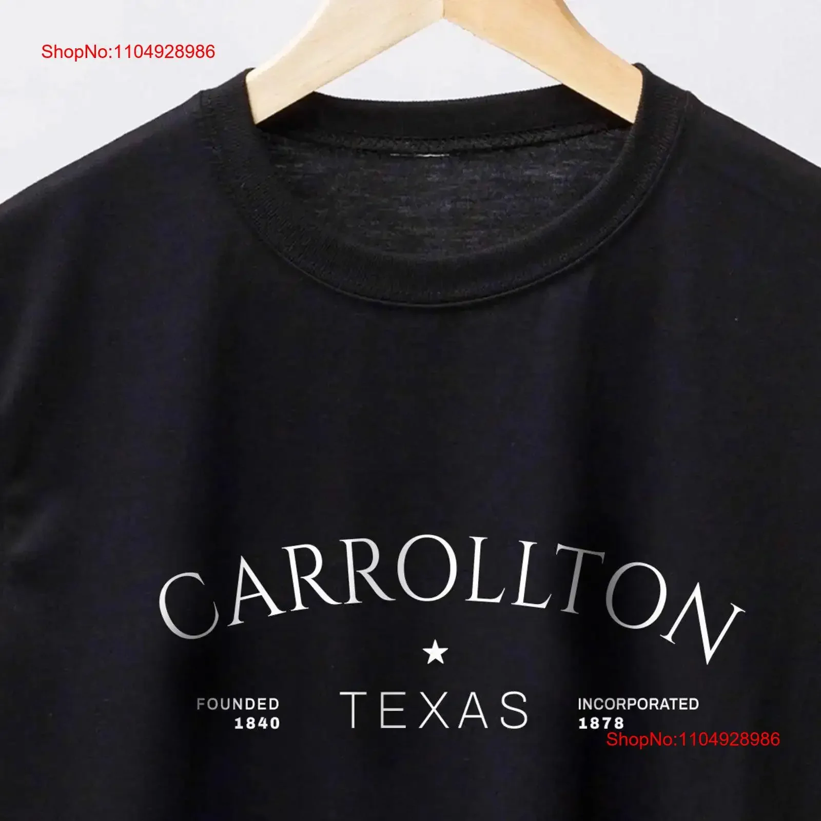 

Carrollton Texas T Shirt Travel TX with love Souvenir Relocation to Birthday Anniversary Husband Moved vintage Washed