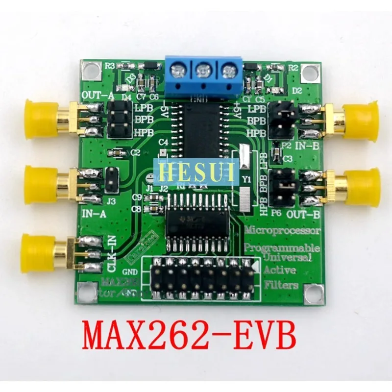 MAX262 active filter module program control high pass low pass band pass