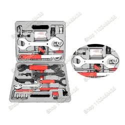 Bicycle Repair Tool Kit Bike Flywheel Removal Chain Breaker Cutter Crank Puller Bike Wrench Cassette Bracket Extractor Set