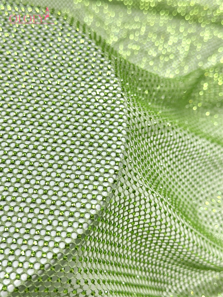 

Luxury African-Style Glass Rhinestone Lace Fabric, 2026 French And Nigerian Stretch Lace Fabric, Party Dress Sewn