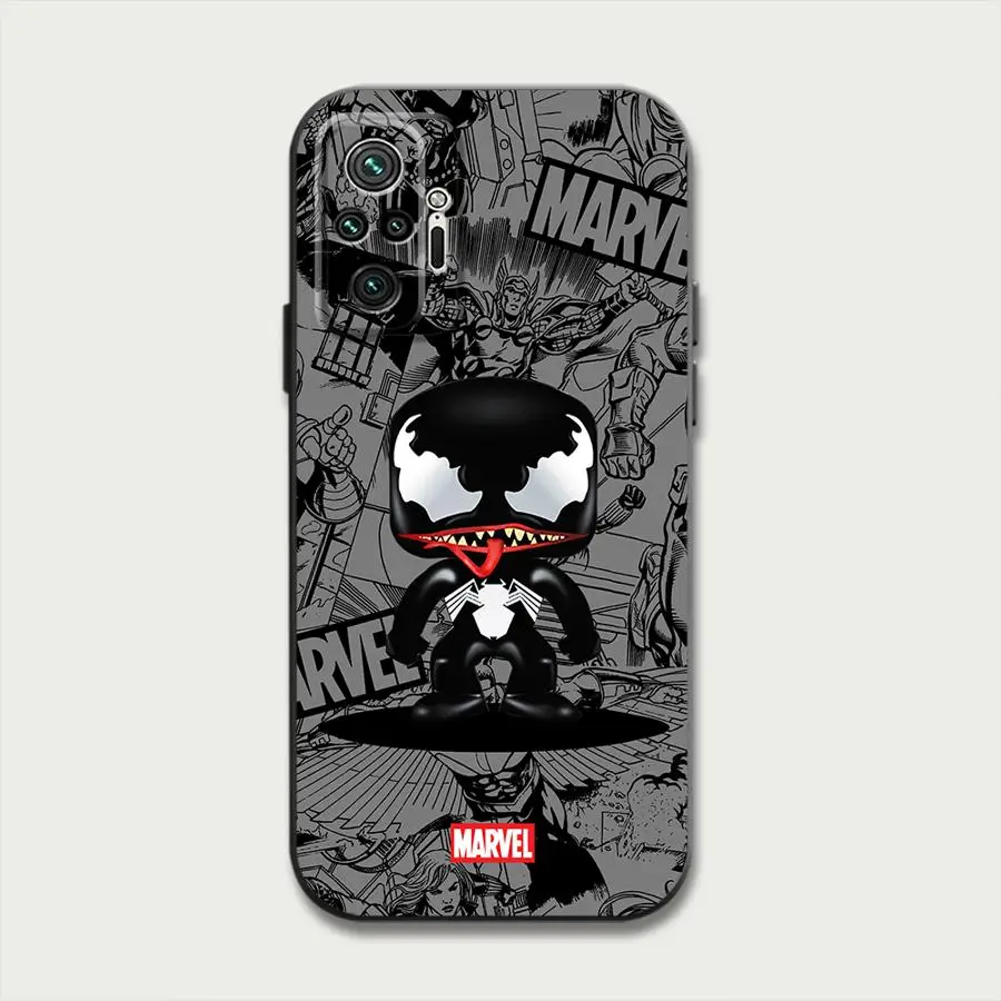 Cute Marvel Superhero Case for Huawei P30 Lite P20 P40 Lite P Smart Z P20Pro P30Pro Black Soft Phone Cover Capa