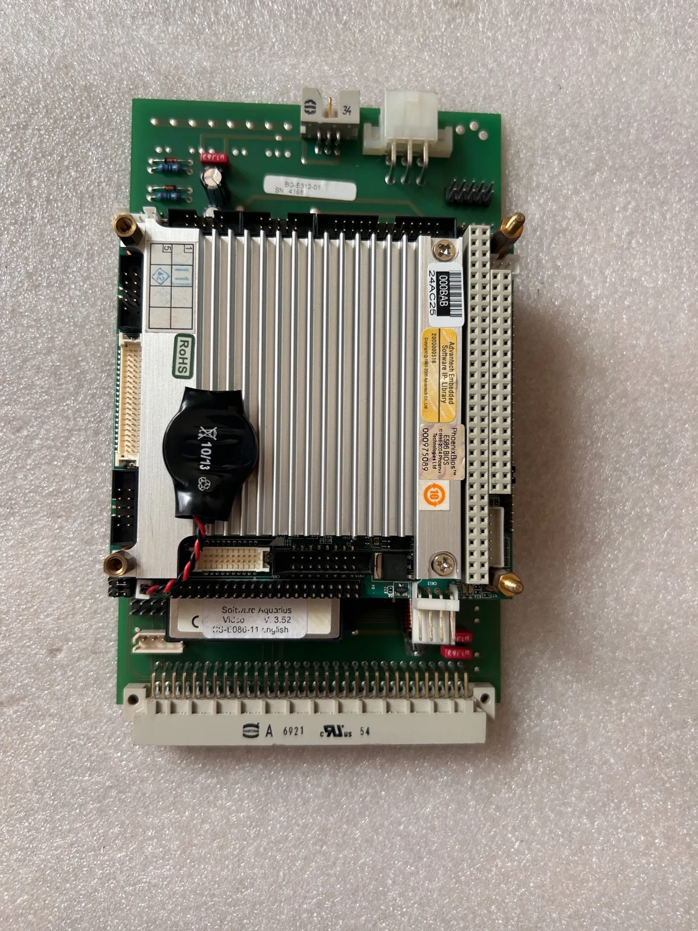 PCM-3375 pour carte mère industrielle Advantech PCM-3375F