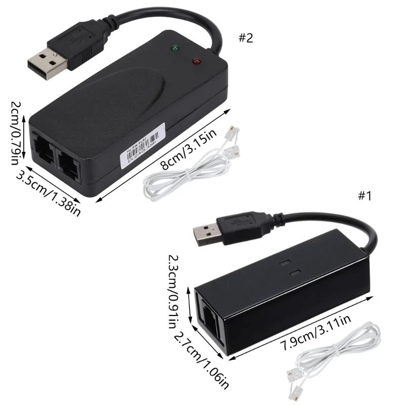 090F FAX MODEM فردي/منفذ مزدوج USB2.0 56K سائق المودم الخارجي للفوز 7 8 10 XP USB MODEM