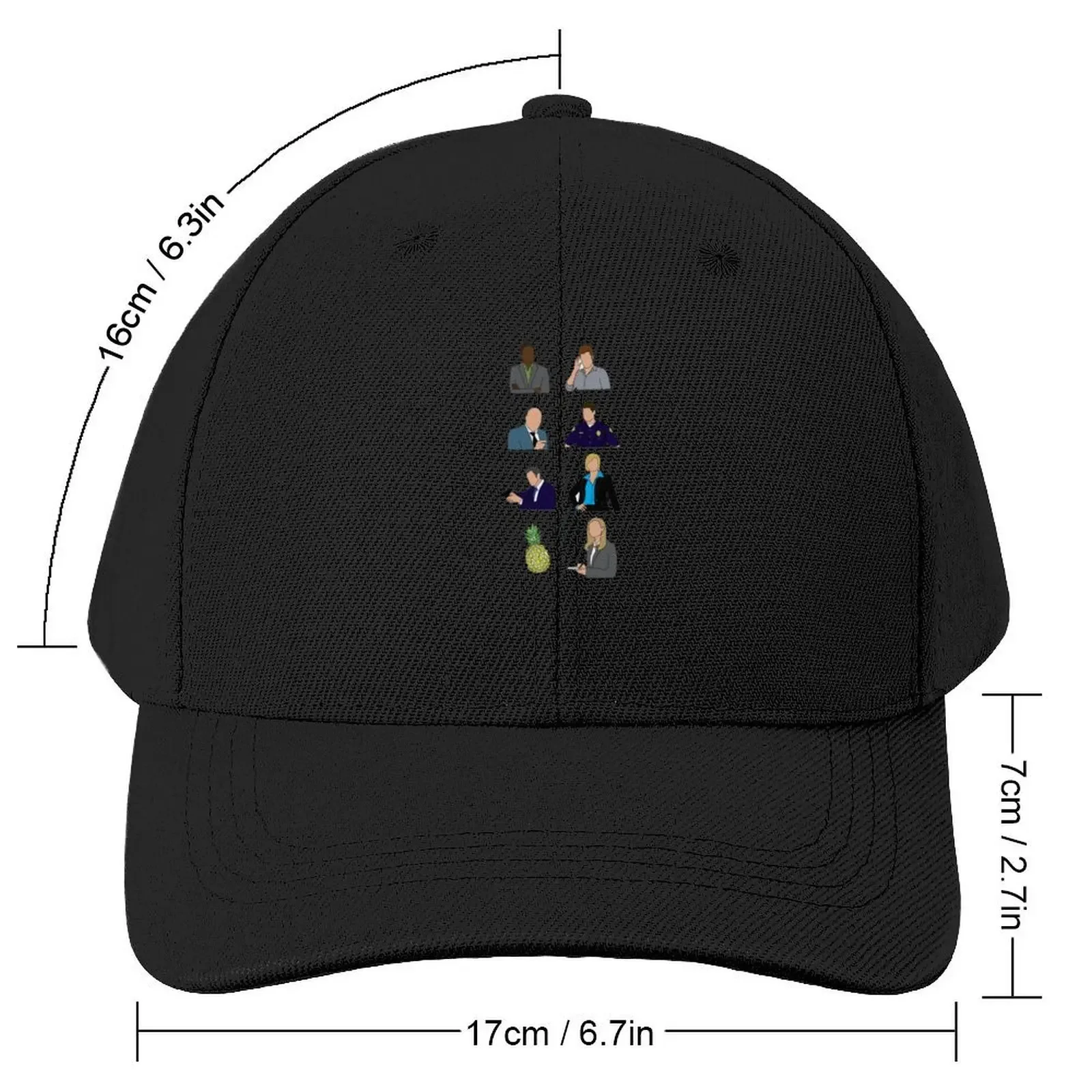 Psych characters Baseball Cap Luxury Hat funny hat Men's Women's