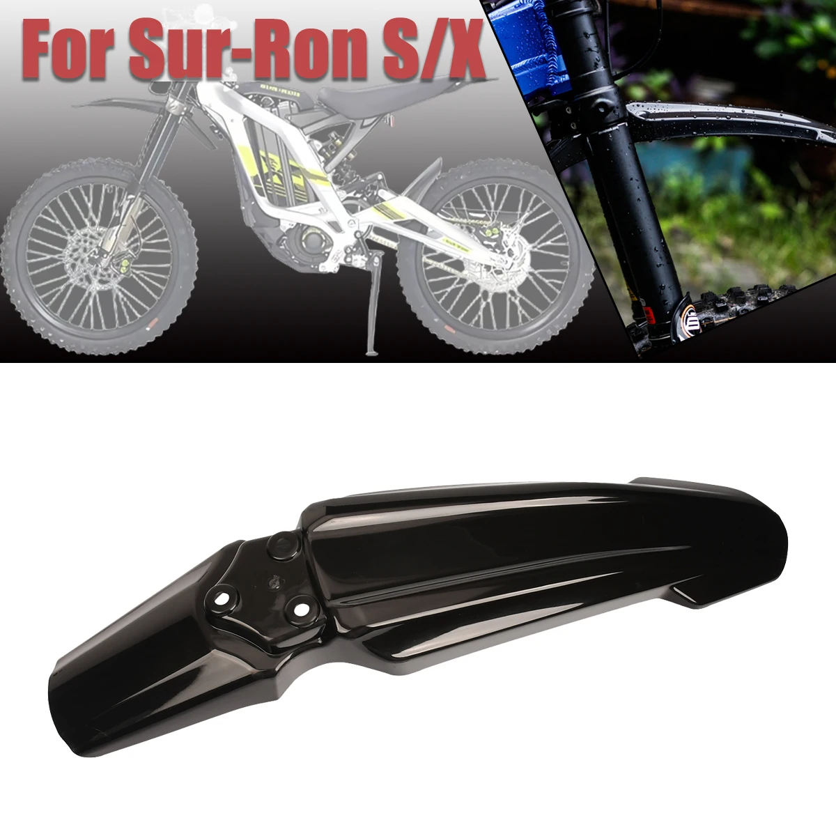 

Motorcycle Front Mudguards Fender For Sur-Ron Surron Sur Ron Light Bee X & Light Bee S Electric Motocross Bike KKE DNM Universal