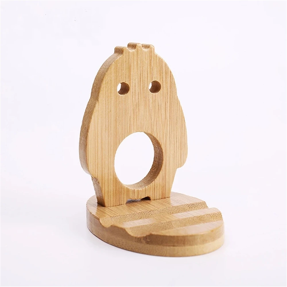 

Animal Style Durable Wood Cell Phone Wooden Stand Tablets Stand Bracket Phone Holder Phone Bracket Cellphone Standing