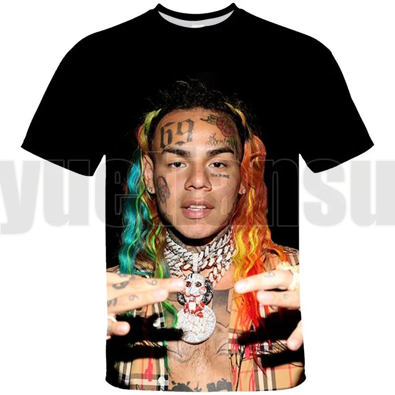 3D Print IX9INE GOOBA Adult Kids T-shirt Summer Fashion Hip Hop Rapper 69 Streetwear Casual Tees Tekashi69 Short Sleeve Tops