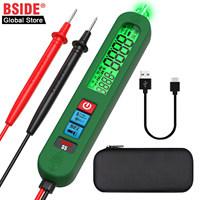 BSIDE S5 Smart Digital Multimeter Rechargeable USB Tester Display 9999 AC DC Voltage Automatic Capacitor Ohm Diode Non Contact