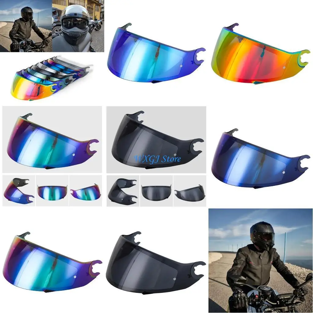 

37JE Защитная линза для мотоциклетного шлема Прозрачная защитная линза для лица ПК с улучшенной видимостью
