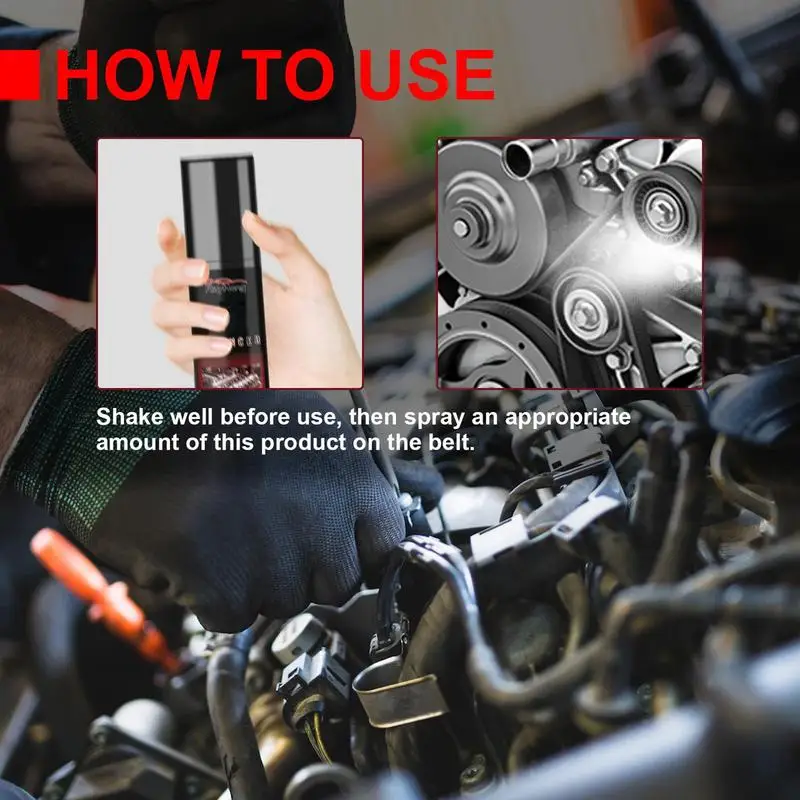 100ml Vehicle Engine Belt Silencer Car Belt Noise Spray Auto Prolongs Belt Life Lubricant Protector Vehicle accessories