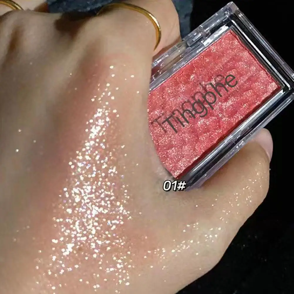 ไฮไลท์เตอร์เนื้อเจลประกายเพชร ไฮไลท์เตอร์เพชรสำหรับแต่งหน้า ใช้ได้ทั้งใบหน้าและร่างกาย ช่วยให้ผิวกระจ่างใส แต่งหน้าแบบธรรมชาติ