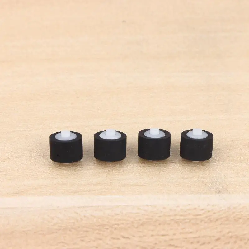 【C】2Pcs 7x5.5x4.5x1.2mm Walkman Tape Drives Pinch Roller Tape Recorder Cassette Player Press Rubber Belt Wheel Pulley
