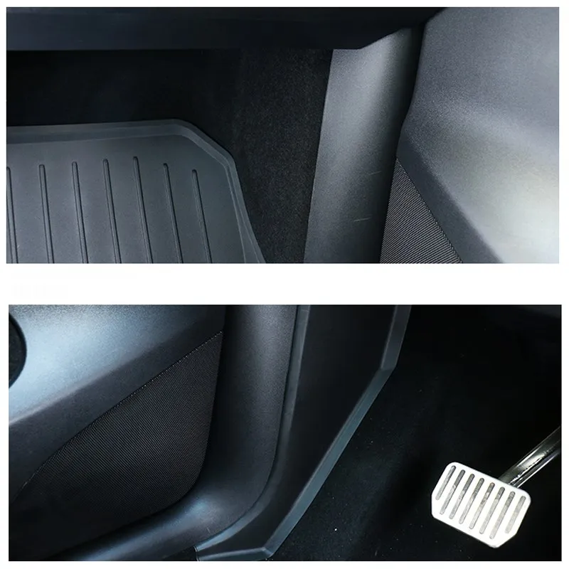 

Car Front Door Rest Pedal Anti Kick Sticker for Tesla Model Y 2024 TPE Protection Cover Wear Resistant Auto Interior Accessories