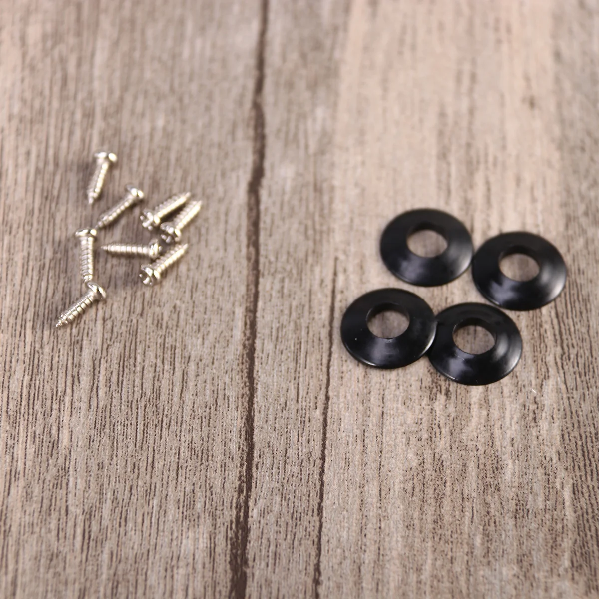 4 قطعة أوتاد ضبط القيثارة القابلة للتعديل لـ 4 رؤوس الجيتار زر أسود مفاتيح القيثارة المستقبلون أوتاد ضبط الجيتار