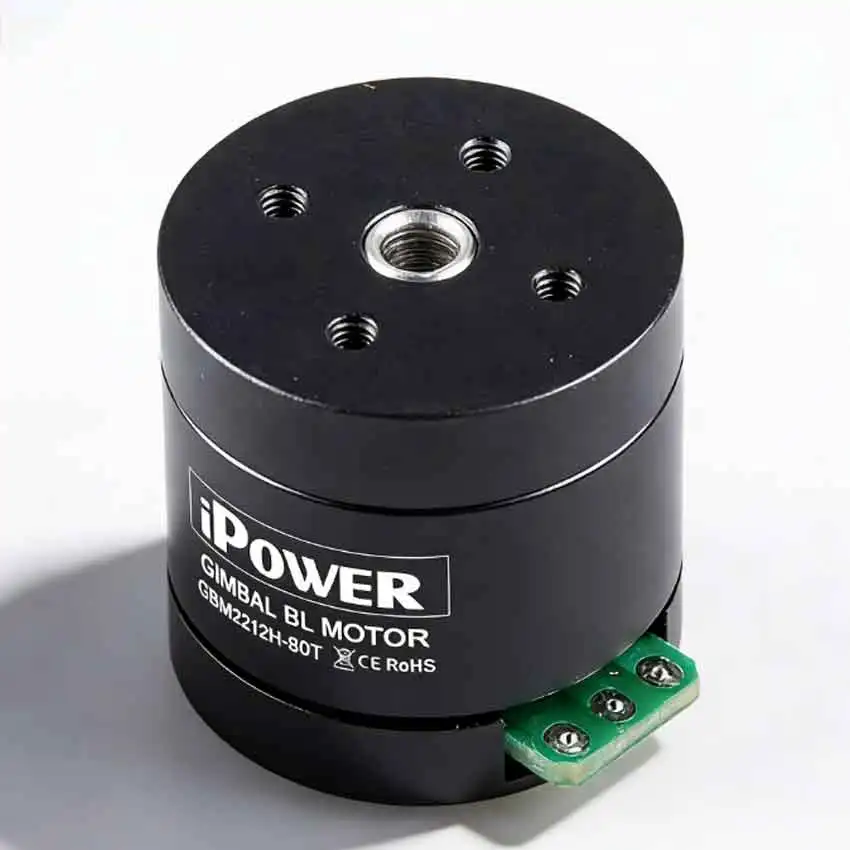 iPower GBM2212H-80T 2212 2212H Gimbal Brushless Motor Hollow Shaft for 100-300grams(GoPro Size) Camera Stabilizer