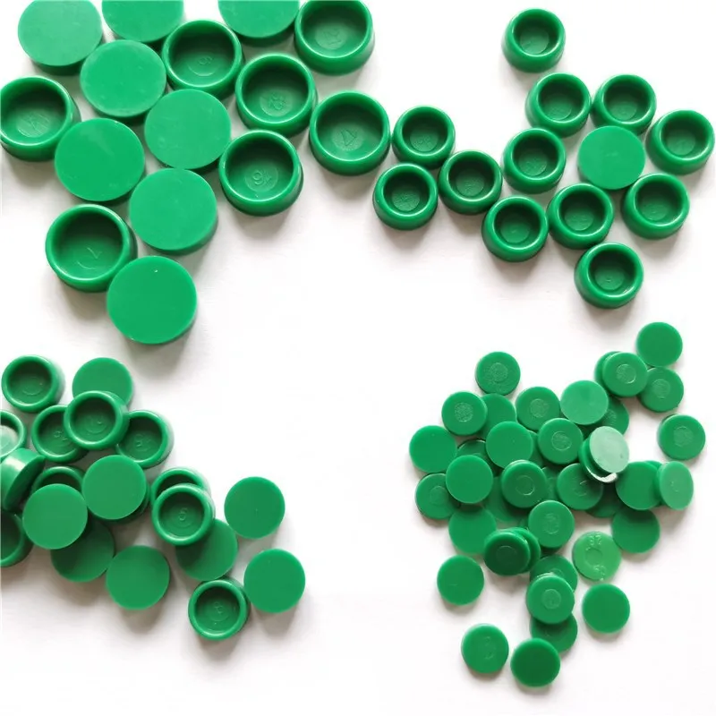 100pcs C3 C4 C5 C6 Nylon Plastic Dust Cover Green Caps Protecto For HGR15 HGR20/30 MGN9 MGN12 MGN15 Linear Rail Guides CNC Par