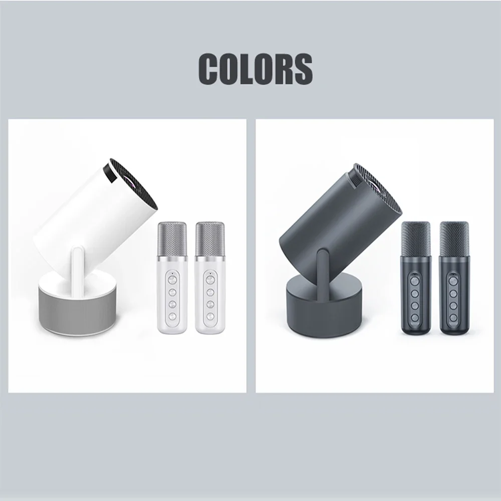 متوفر في المخزون Topleo Android 11 مكبر صوت لجهاز العرض Karaoke Smart Hy300 Pro Plus Ktv hd 4k مسرح منزلي محمول Proyector Portatil Pro #6