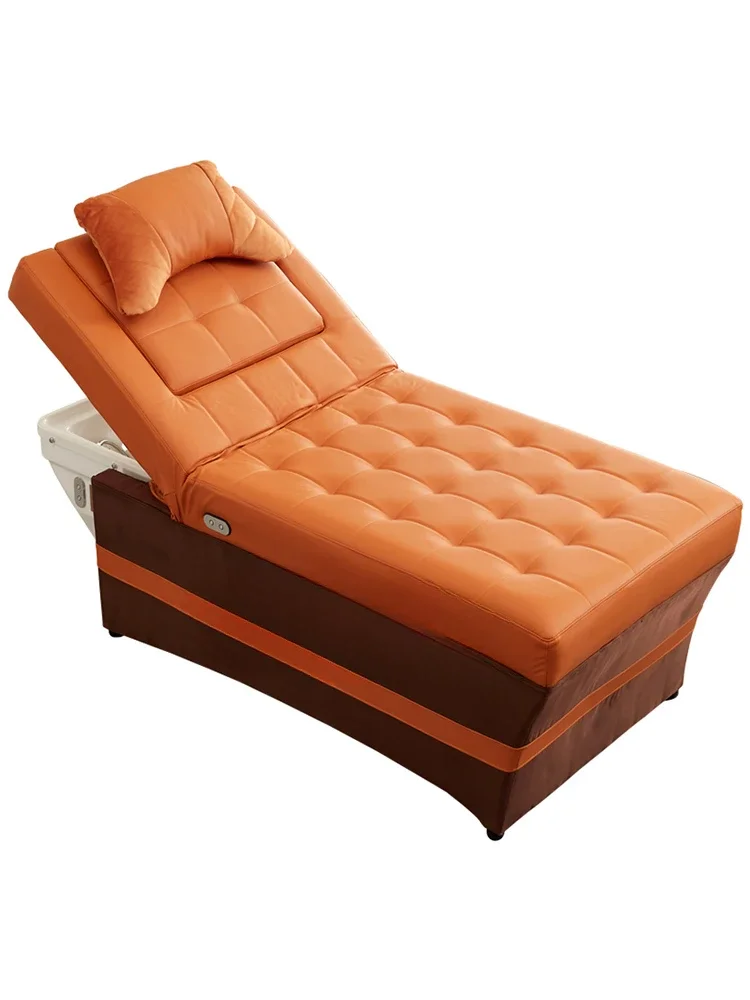 

Water circulation fumigation constant temperature beauty salon special head therapy foot massage bed integrated