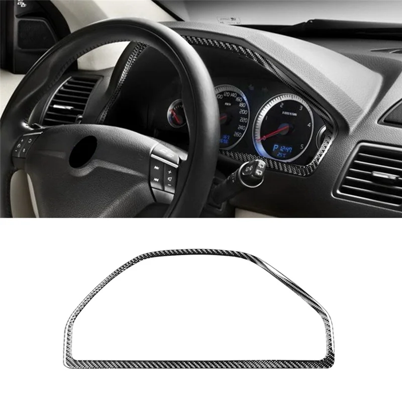 Instrument Meter Speedometer Frame Cover Trim Decorative Sticker Carbon Fiber for Volvo XC90 2003-2014 Accessories