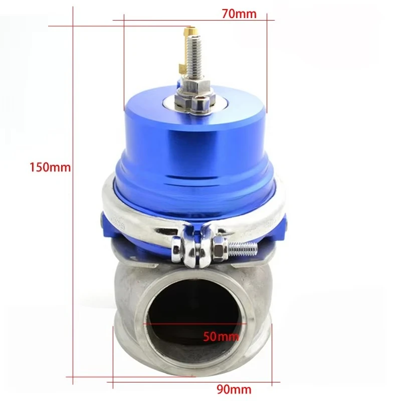 2411 V-Band Adjustable 60mm Aluminum 5.1" 0.88bar Wastegate