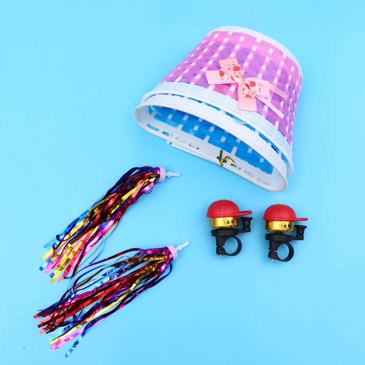 

Scooter Accessories Mixed Color Ribbon Small Windmill Thumb Carbell Kids Bike Decorations Easy Install Bicycle Lights Durable