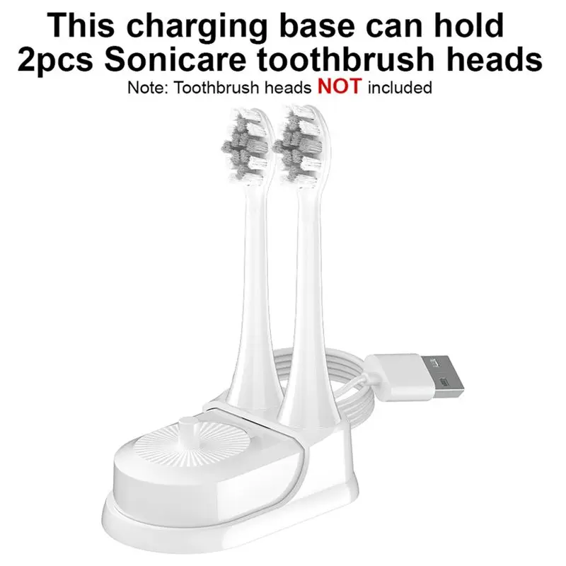 A66T-Replacement Base For Sonicare Electric Toothbrush, Waterproof Inductive Charging Stand With Brush Holder