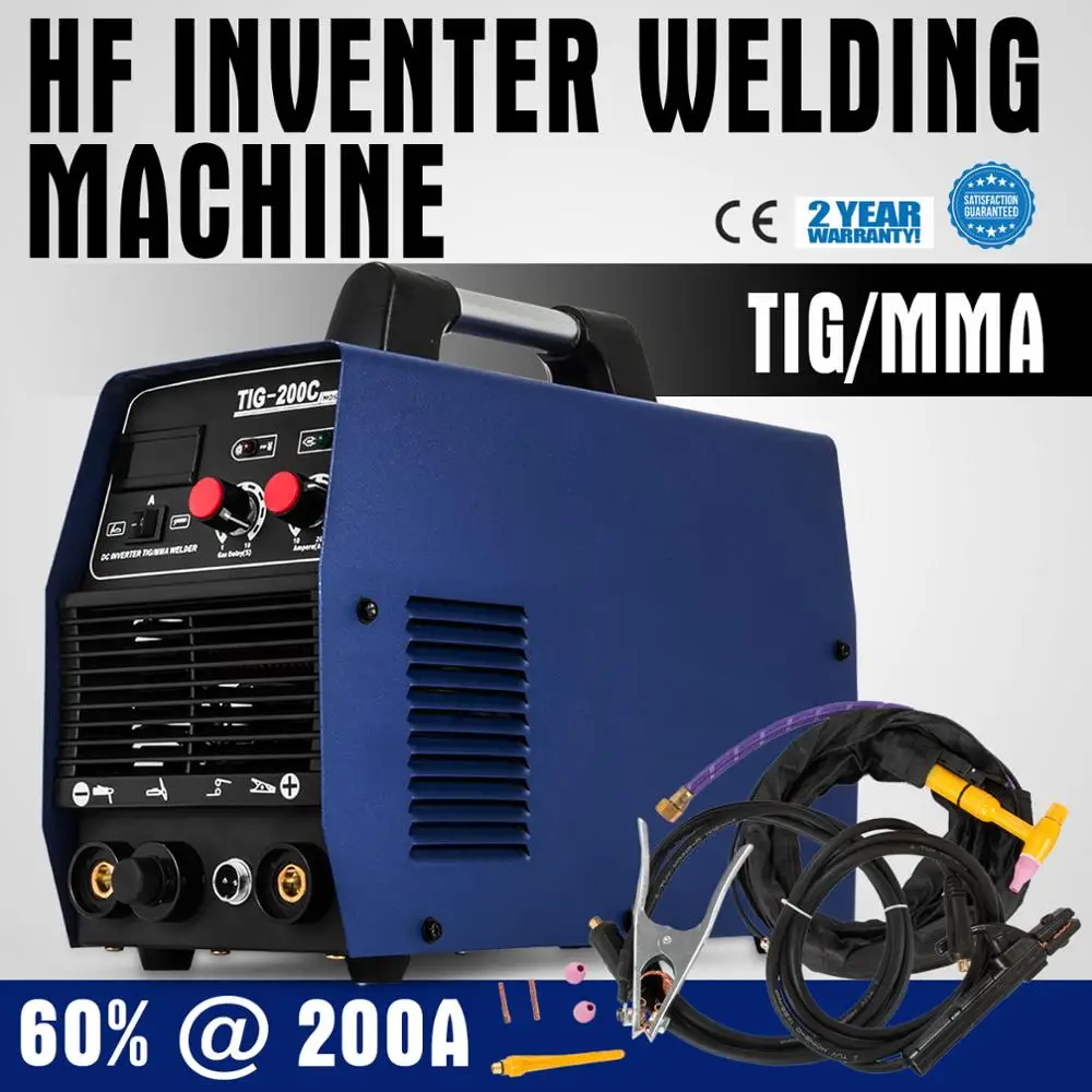 Other arc welders Europe Stock 200AMP HF Start TIG/MMA 2 in 1 DC Inverter Welder/3 in1 welder