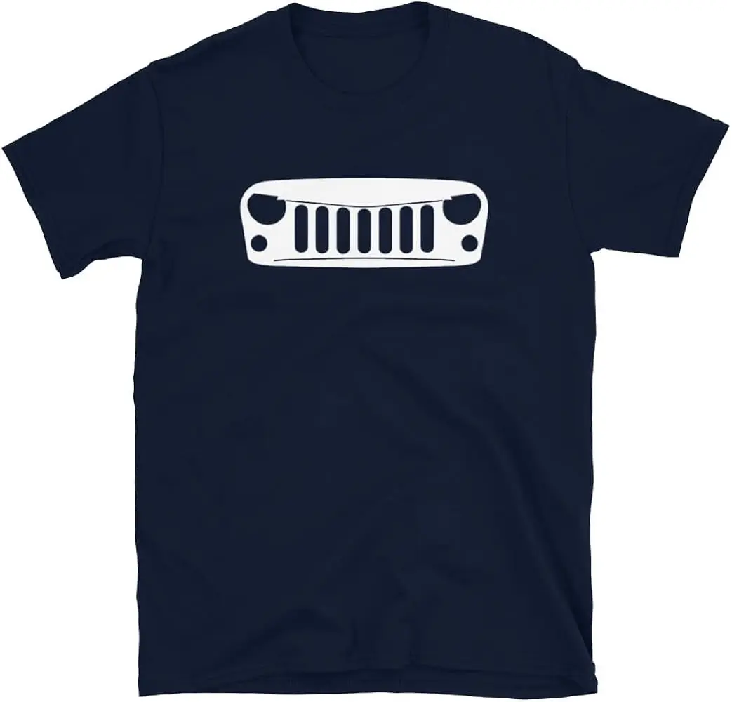 Angry SUV Offroad Grill Shirt car Truck Y2K tops Unisex Summer Short Sleeve