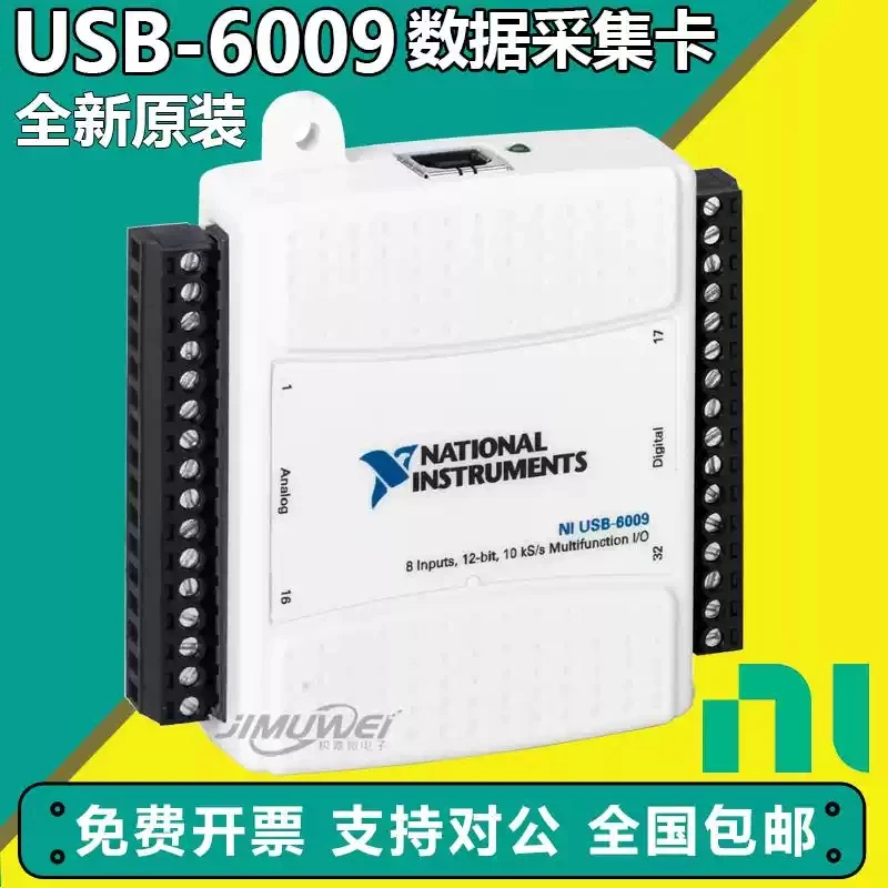 new-american-ni-usb-6009-data-acquisition-card-779026-01-new-multi-function-i-o-device