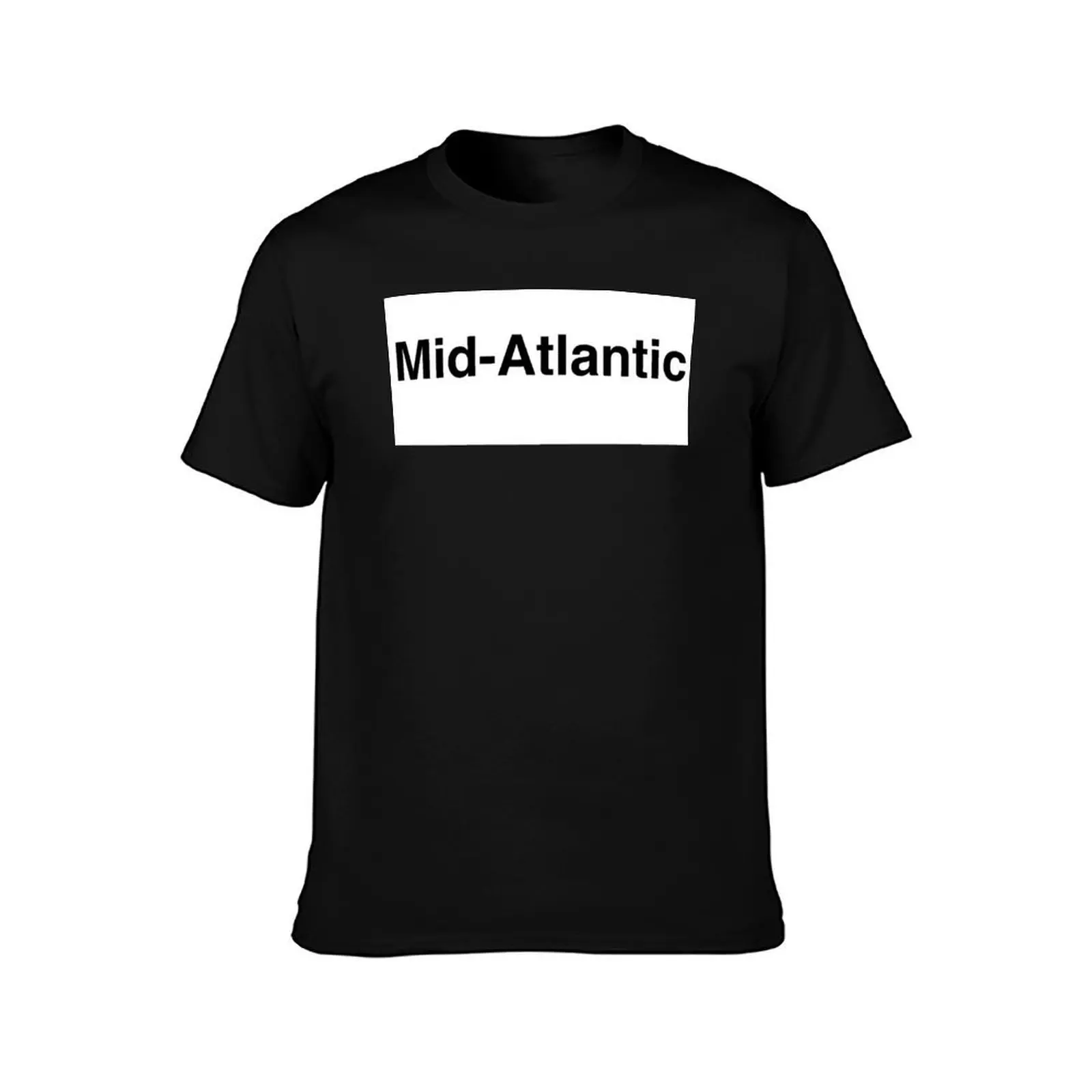 Mid-Atlantic T-Shirt Summer Casual Cotton Tee Oversized Streetwear Tops Vintage Graphic Print Loose Fit Short Sleeve