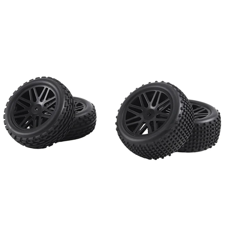 

A87i4pcs 85Mm Tire Wheel Tyre For Wltoys 144001 144010 124007 124017 Tamiya HSP 1/10 1/12 1/14 RC Car Off Road Buggy Accessories
