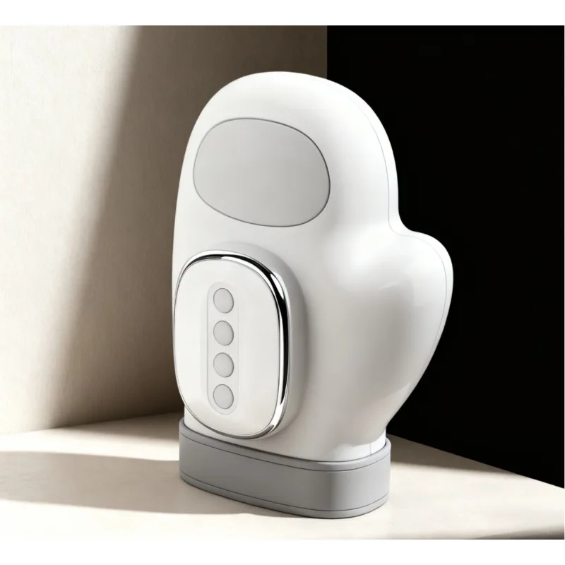 Wireless Electric Level 5 Speed Palm Relaxation Air Pressure Point Therapy Massager 3 Mode Heat Hand Massager