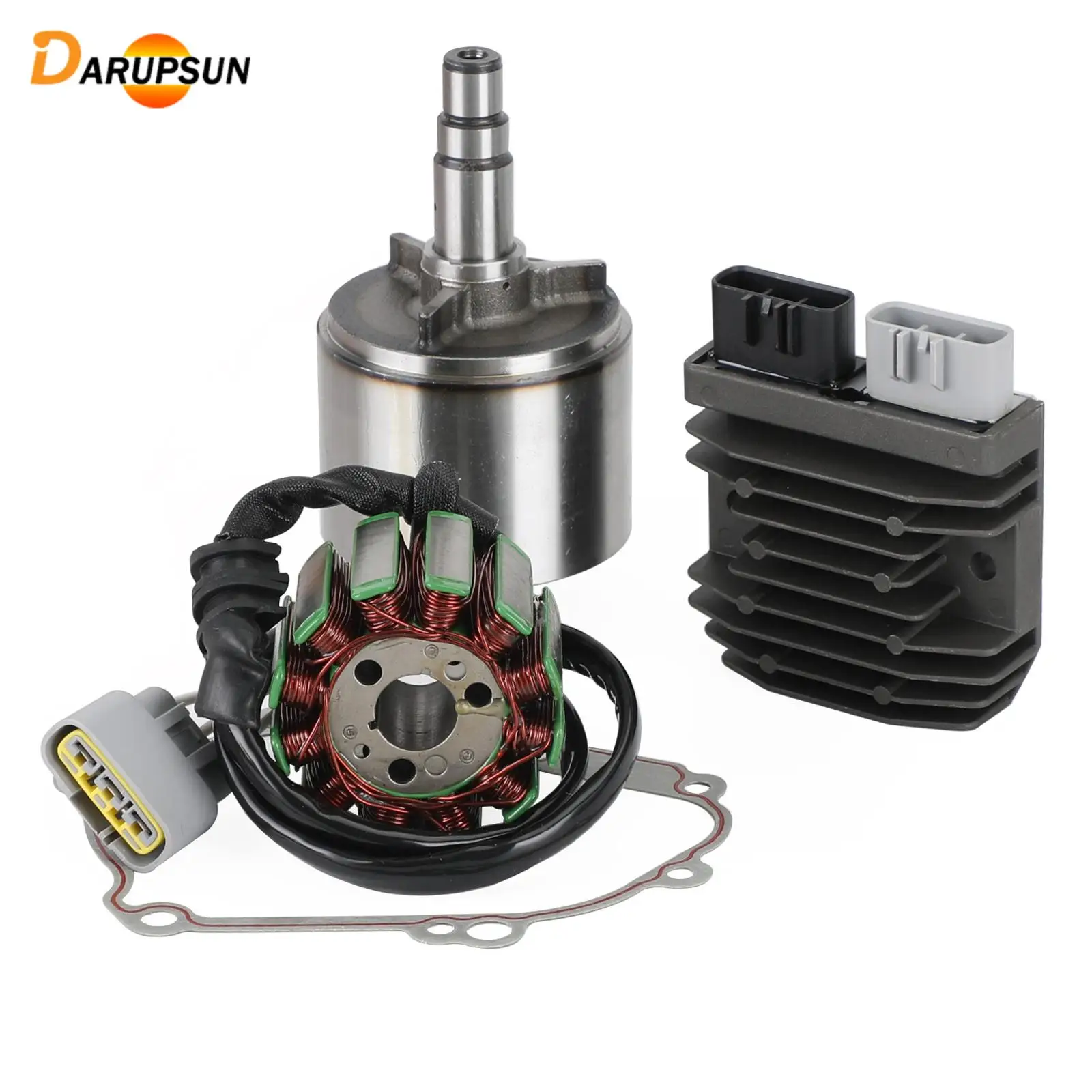 

DARUPSUN Flywheel Rotor+Stator+ Regulator+Gasket For Yamaha R1 04-08 FZ8N FZ8S FZ1 06-15