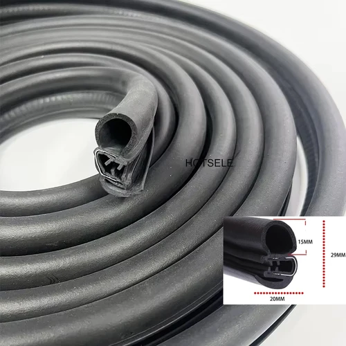 Imagen 2 del producto Junta de goma Universal para puerta de coche, burlete, cinturón de acero, burlete, insonorizado, Kit de sellado impermeable, tira de sello de goma