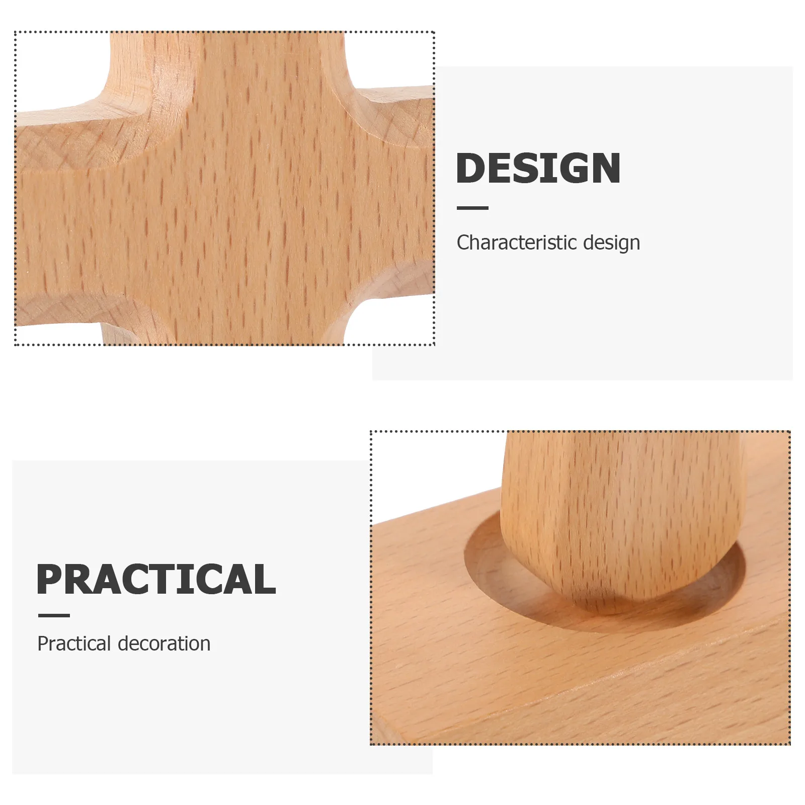 

Wooden Cross Decoration Traditional Craft Ornament For Home Office Desk Display Beech Standing Cross Decorative Religious Art