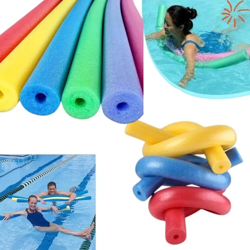 1Pcs Colorful Hollow Foam Pool Swim Noodles High Buoyancy Soft Texture For Family Pool Games Summer Water Fun Kids And Adults