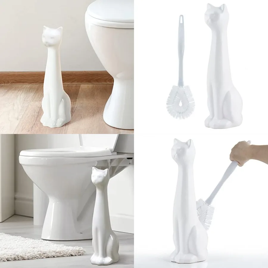 

2-Piece Toilet Brush Holder and Brush Set