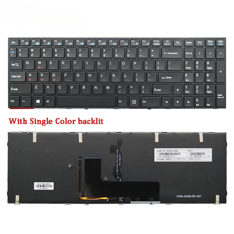 New Laptop Keyboard For Hasee Z7 Z7M Z8 Z6 Z6M G8 G7 G6 P650SE SG P670 T7