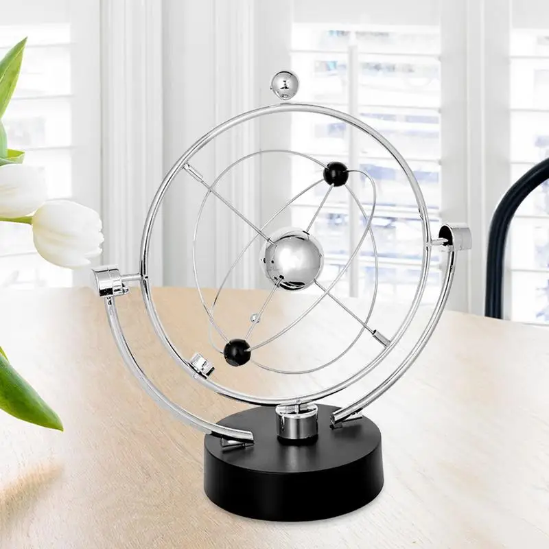 Rotation Perpetual Motion Newton Pendulum Balance Ball Pendulum Ball Physics Tumbler Craft Home Table Decorations Desk Toy Gift