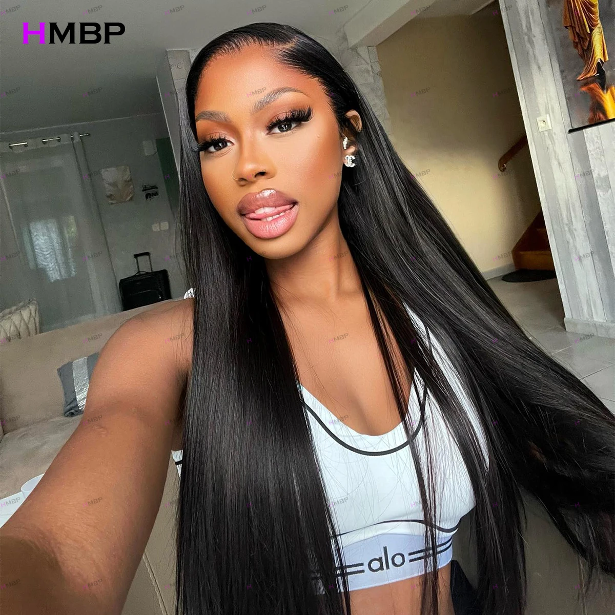 Straight Wig Invisible Real HD Lace 13x4 Glueless Lace Frontal Wig Human Hair Ready To Go 4x4/5x5 HD Lace Closure Wig 30 32 Inch