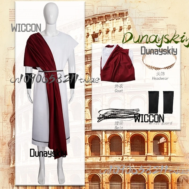 

Anime cosplay Halloween Easter Ancient Roman Greek King Gladiator Cosplay jirai kei cool gothic Costume Accessories