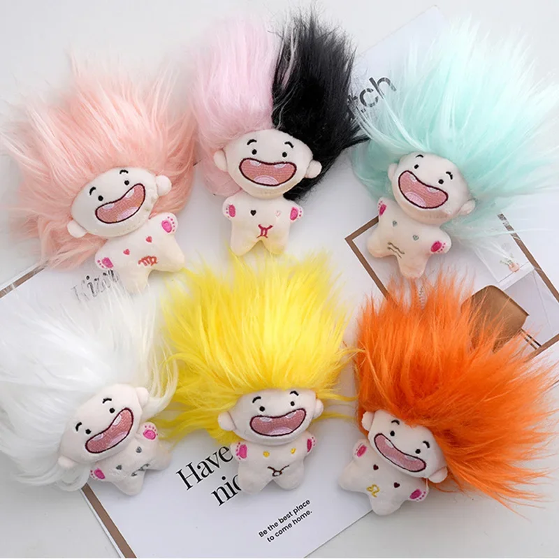 New DIY Hairstyle Funny Doll Plush Toys Twelve Zodiac Signs Change Their Hairstyles at Will Stuffed Doll Toys for Children Gifts