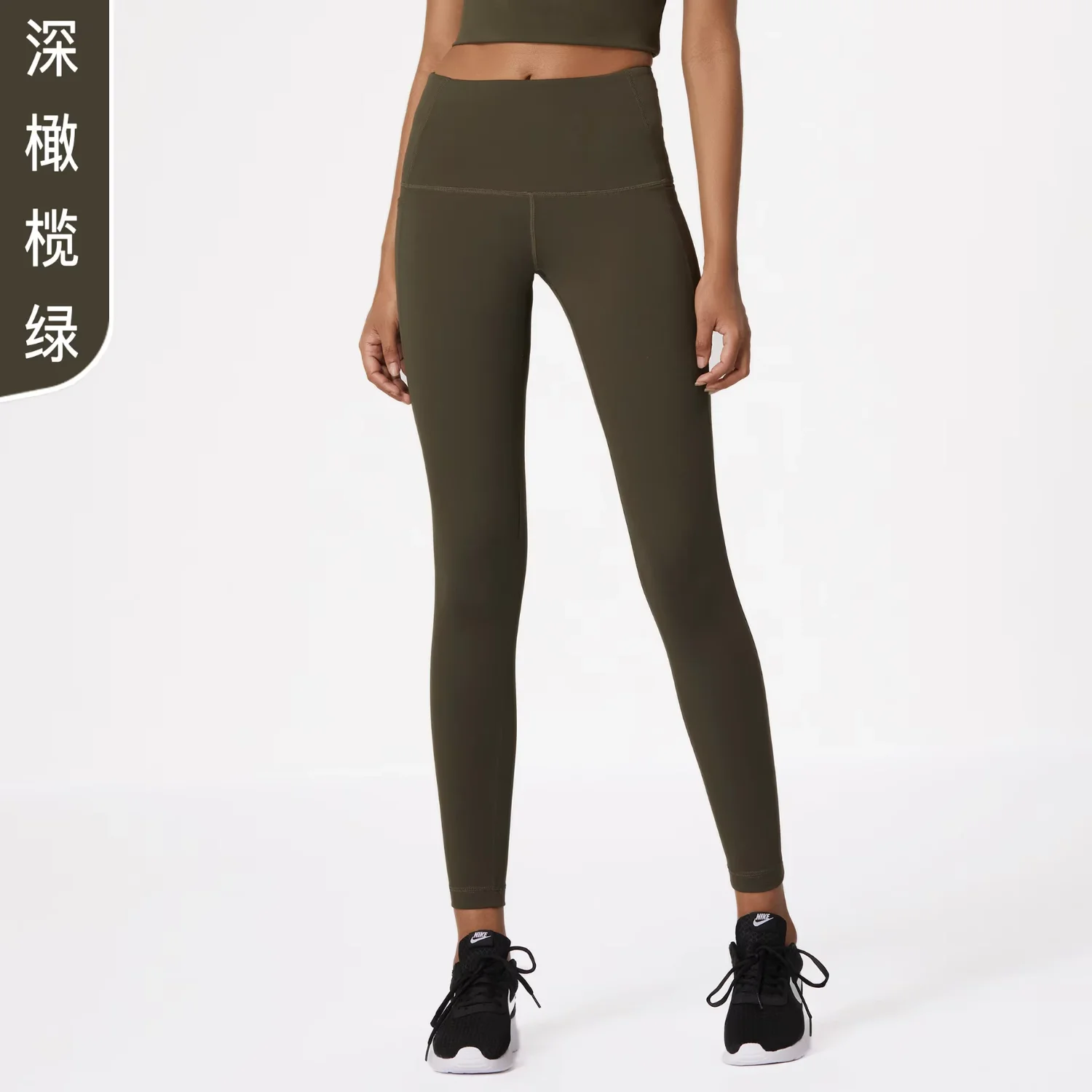 ملابس رياضية عالية الخصر، سراويل يوجا بجيب، سراويل لياقة بدنية للسيدات