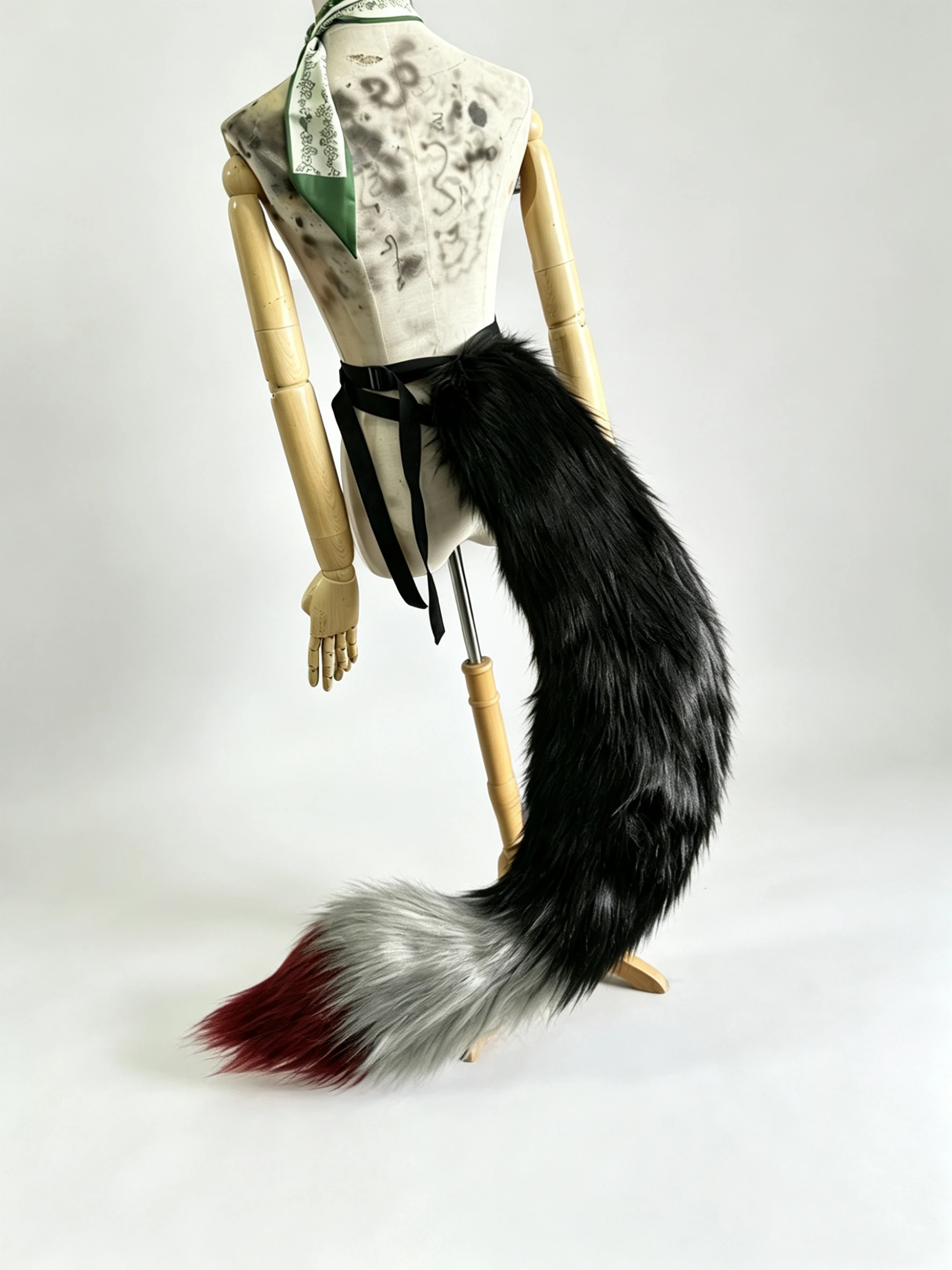 New Handmade Work Fox Tail Role Playing Prop Customized for Game Parties