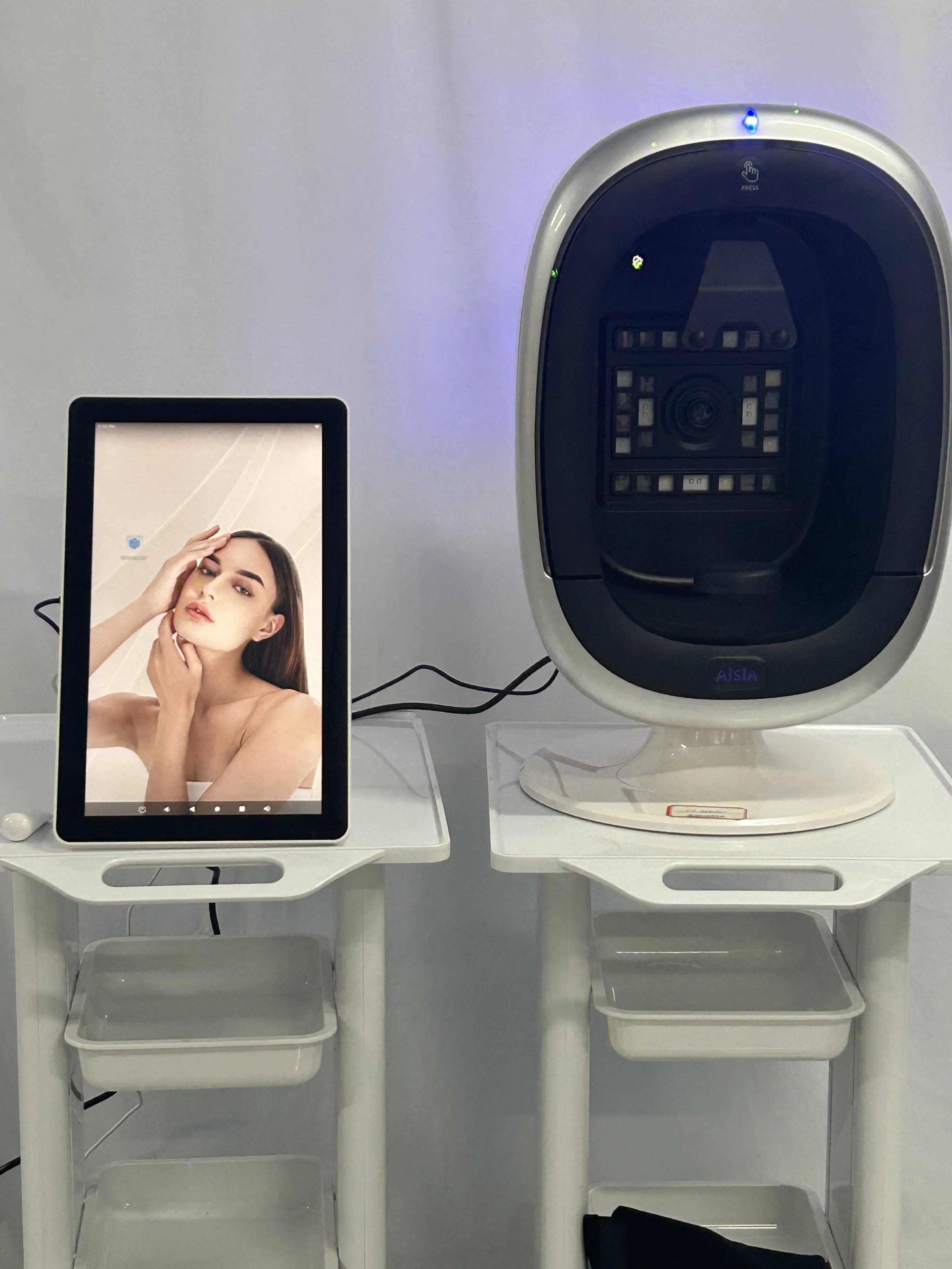 Newest 3D O Series Full Face Skin Analyzer Smart Mirror Machine Skin Test Facial Scanner Skin Analyzer Machine Face Skin Care