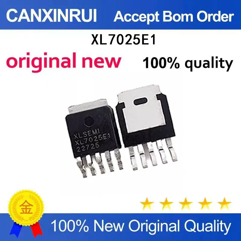 (5-100 Pieces) New XL7025E1 XL7025 Switching Frequency Balance Car Converter Power Management IC TO-252