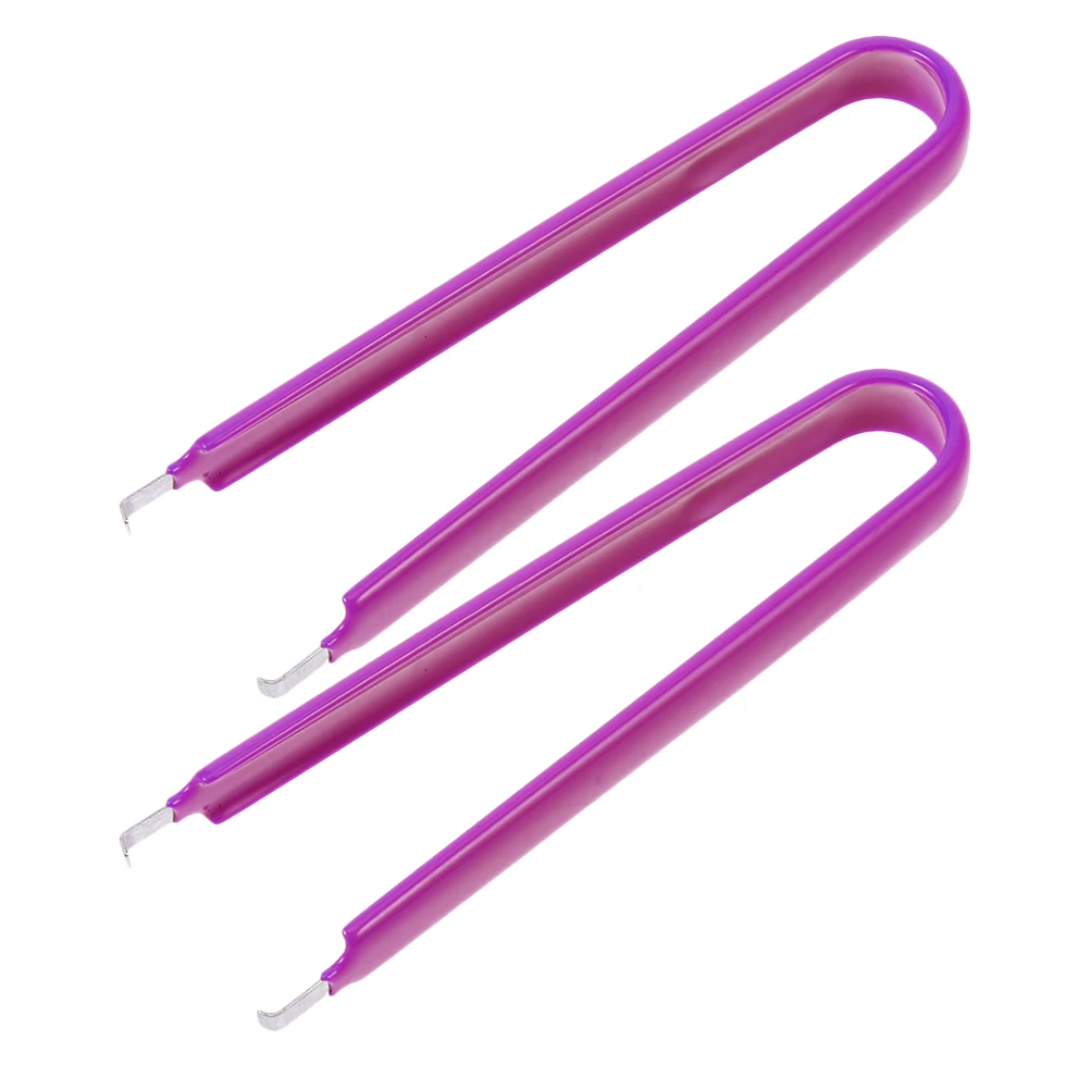 

2 Pcs Automotive Fuse Puller Extraction Multi-use Insertion Handling Pvc Tweezer Installation